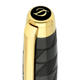 ST Dupont Kugelschreiber Line D Eternity Monogram, Ltd. Edt., Schwarz