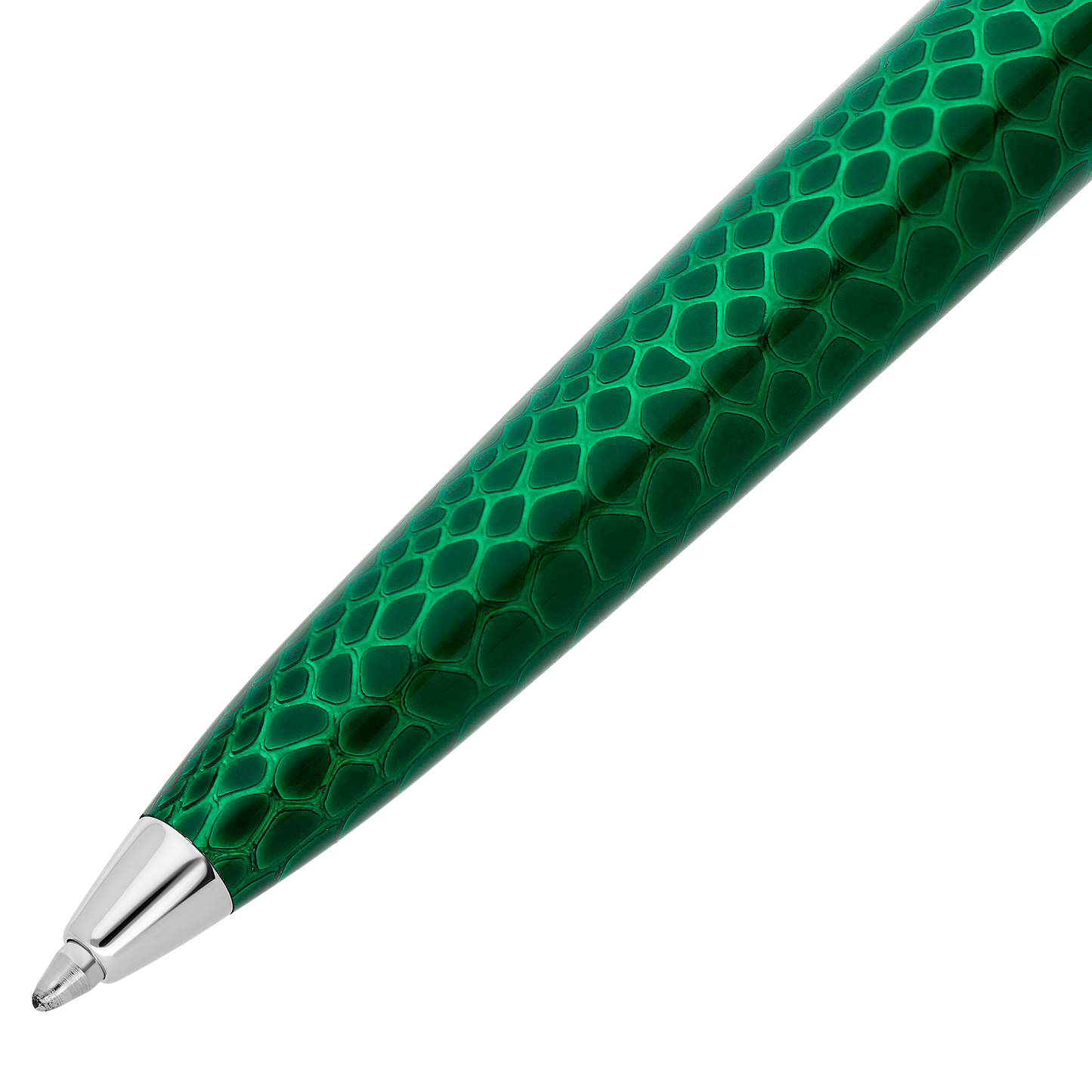 ST Dupont Ballpoint Pen Line D Eternity Snake Skin, Ltd. Edt., Green