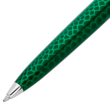 ST Dupont Kugelschreiber Line D Eternity Snake Skin, Ltd. Edt., Grün