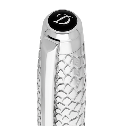 ST Dupont Ballpoint Pen Line D Eternity Snake Skin, Ltd. Edt., Green