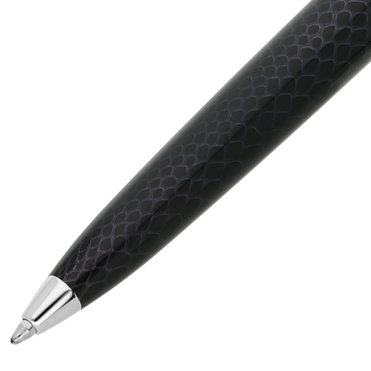 ST Dupont Ballpoint Pen Line D Eternity Snake Skin, Ltd. Edt., Black