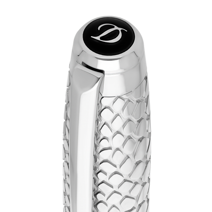 ST Dupont Ballpoint Pen Line D Eternity Snake Skin, Ltd. Edt., Black