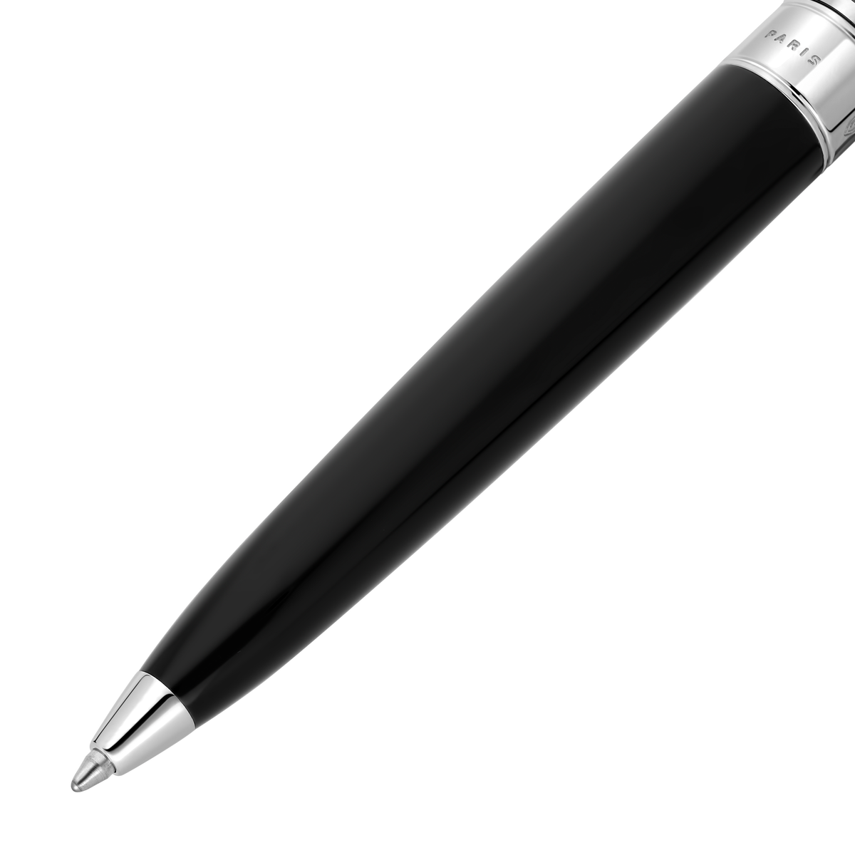 ST Dupont Kugelschreiber Line D Eternity Eternity, Palladium, Schwarz