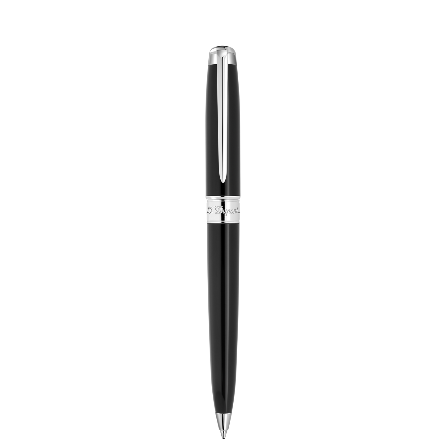 ST Dupont Kugelschreiber Line D Eternity Eternity, Palladium, Schwarz