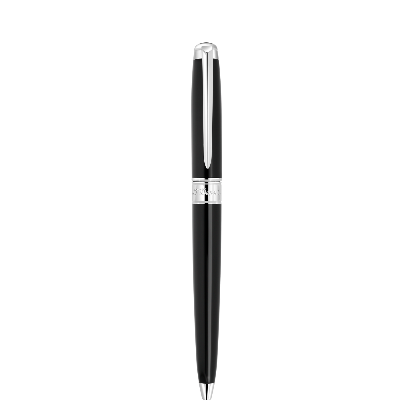 ST Dupont Kugelschreiber Line D Eternity Eternity, Palladium, Schwarz