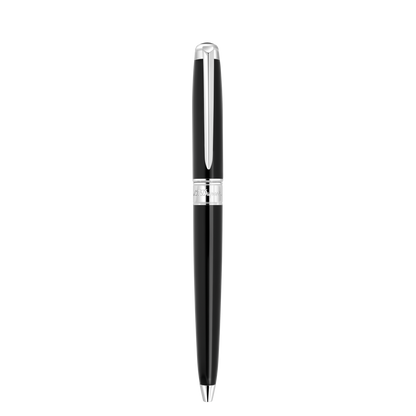 ST Dupont Kugelschreiber Line D Eternity Eternity, Palladium, Schwarz