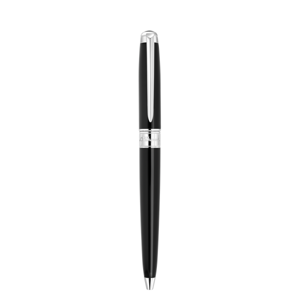 ST Dupont Kugelschreiber Line D Eternity Eternity, Palladium, Schwarz