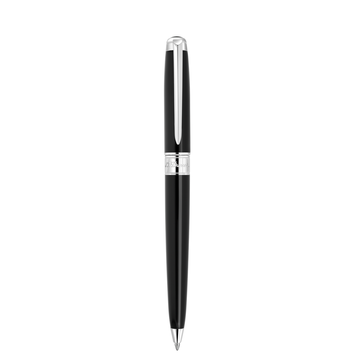 ST Dupont Kugelschreiber Line D Eternity Eternity, Palladium, Schwarz