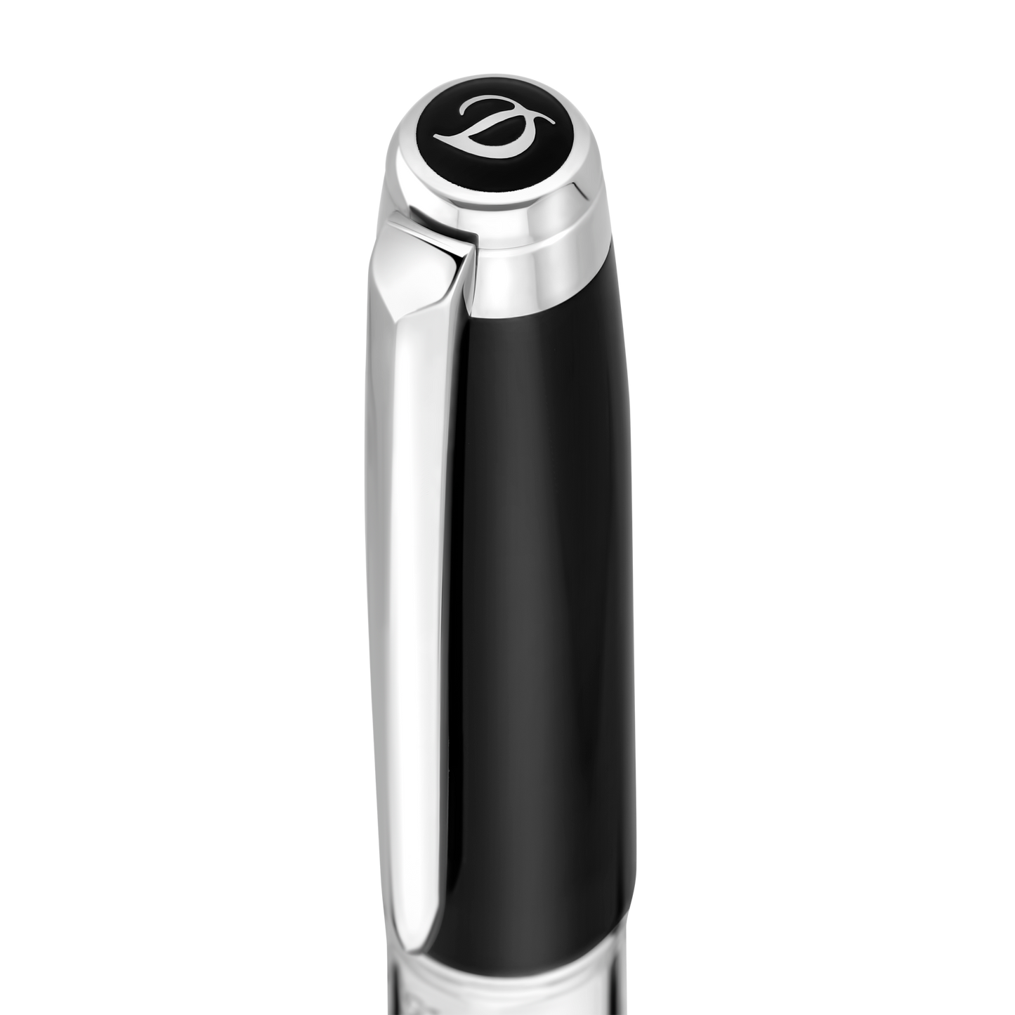 ST Dupont Kugelschreiber Line D Eternity Eternity, Palladium, Schwarz
