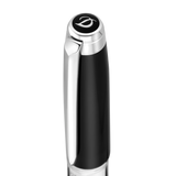 ST Dupont Kugelschreiber Line D Eternity Eternity, Palladium, Schwarz