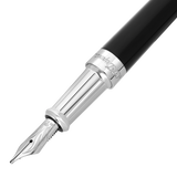 ST Dupont Füllfederhalter Liberte Liberte, Palladium, Schwarz