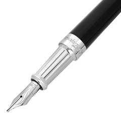 ST Dupont Füllfederhalter Liberte Liberte, Palladium, Schwarz