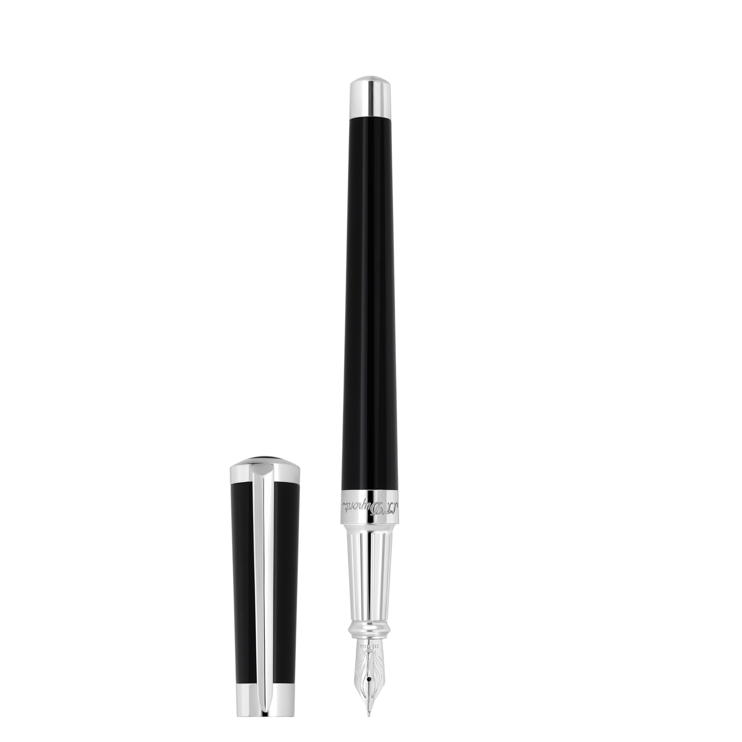 ST Dupont Füllfederhalter Liberte Liberte, Palladium, Schwarz