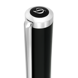 ST Dupont Füllfederhalter Liberte Liberte, Palladium, Schwarz