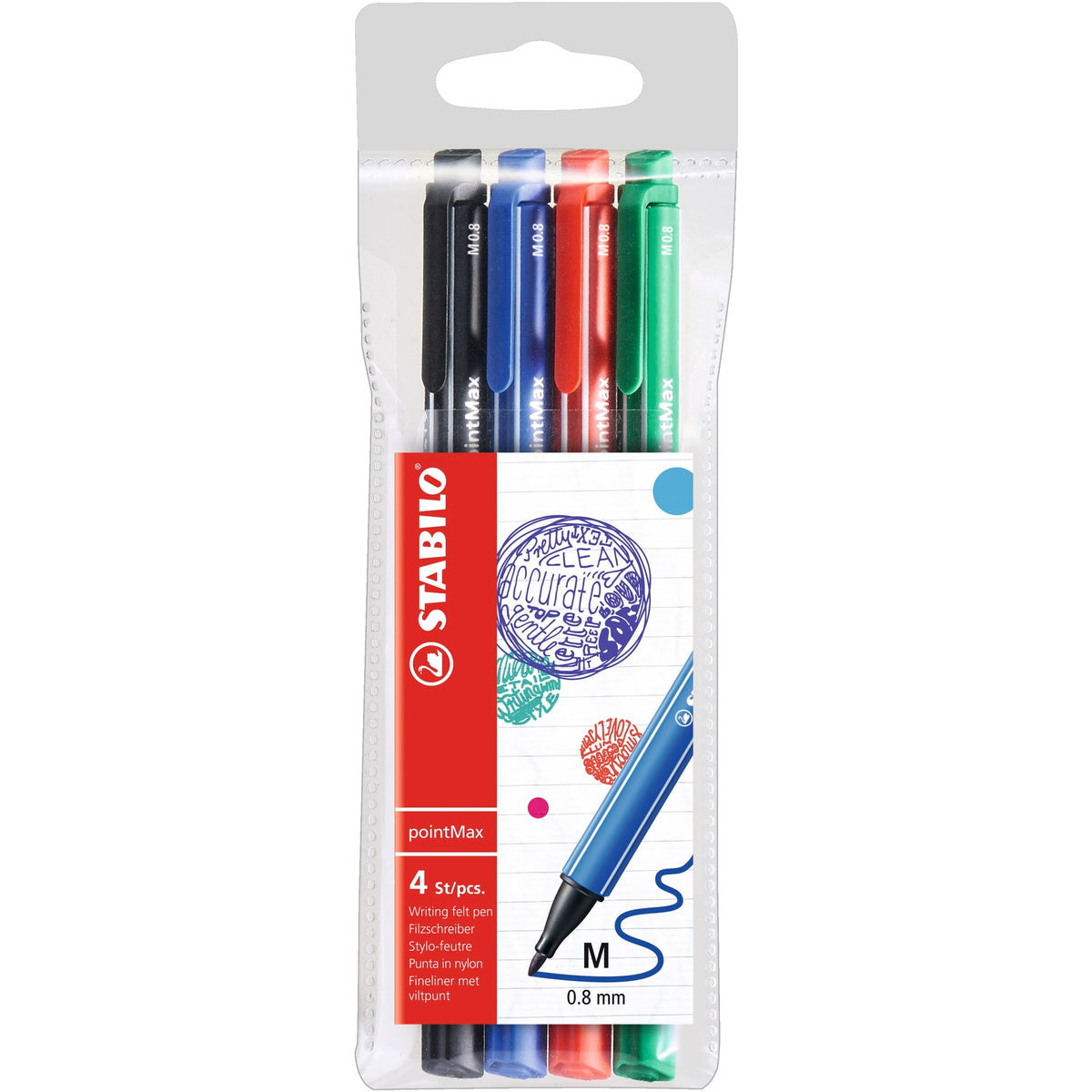 STABILO pointMax 4er Etui office – Ansicht 1