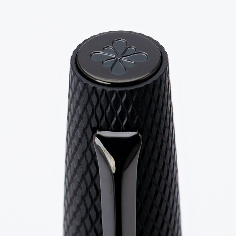Diplomat Kugelschreiber Viper Guilloche Schwarz
