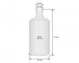 Octopus Nachfüllflaschen Set 50 ml mit Nadelkappe, naturfarben/schwarz