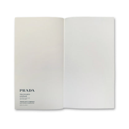 PRADA Replacement Notebook Travel Journal Black and White