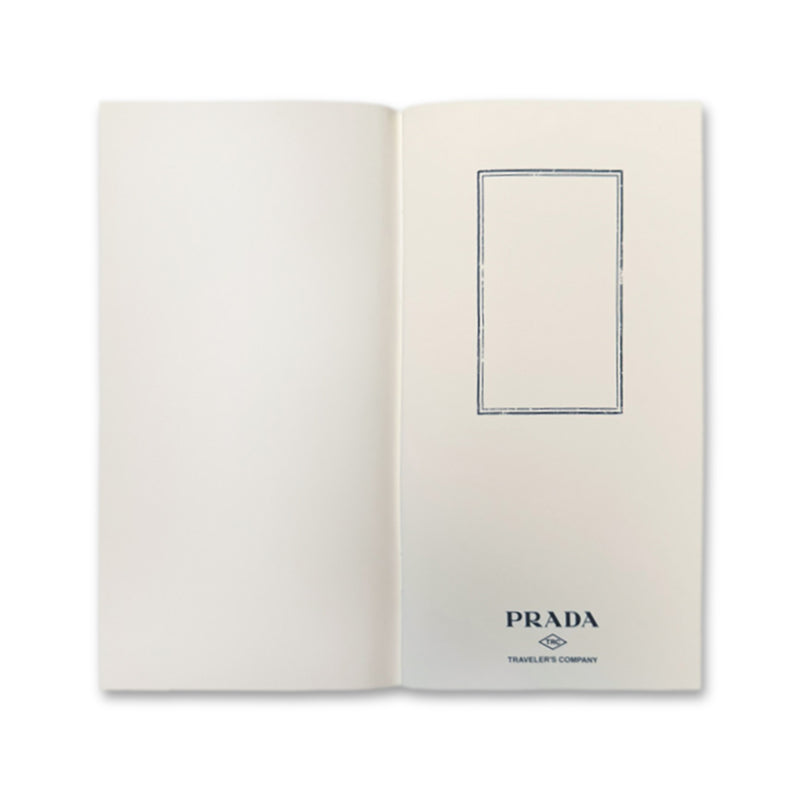 PRADA Replacement Notebook Travel Journal Black and White