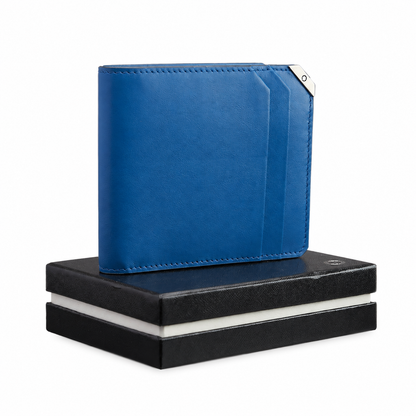 Montblanc, Portmonnaie Leder Urban Spirit 6 CC Wallet Cobalt