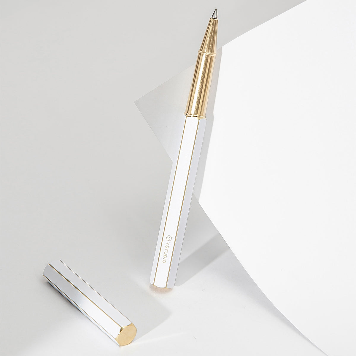 YSTUDIO Tintenroller, Classic Revolve, White