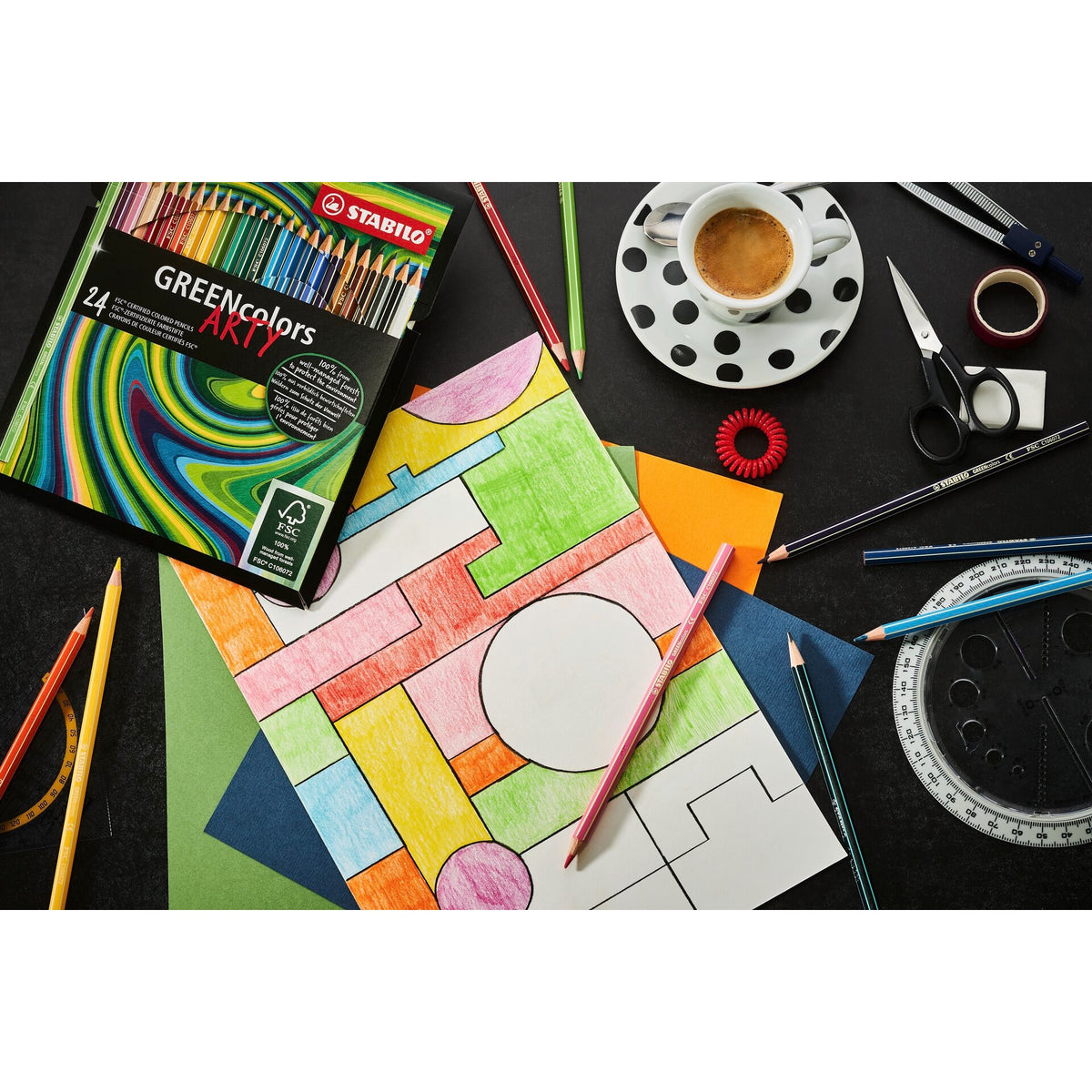 STABILO GREENcolors 12 Etui ARTY – Ansicht 4