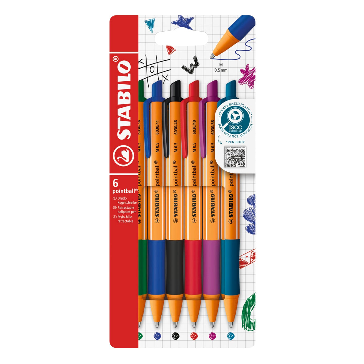 STABILO pointball 6er Etui – Ansicht 1