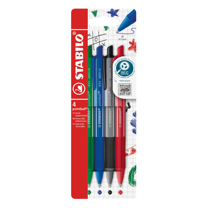 STABILO pointball colorful 4er Set – Ansicht 1