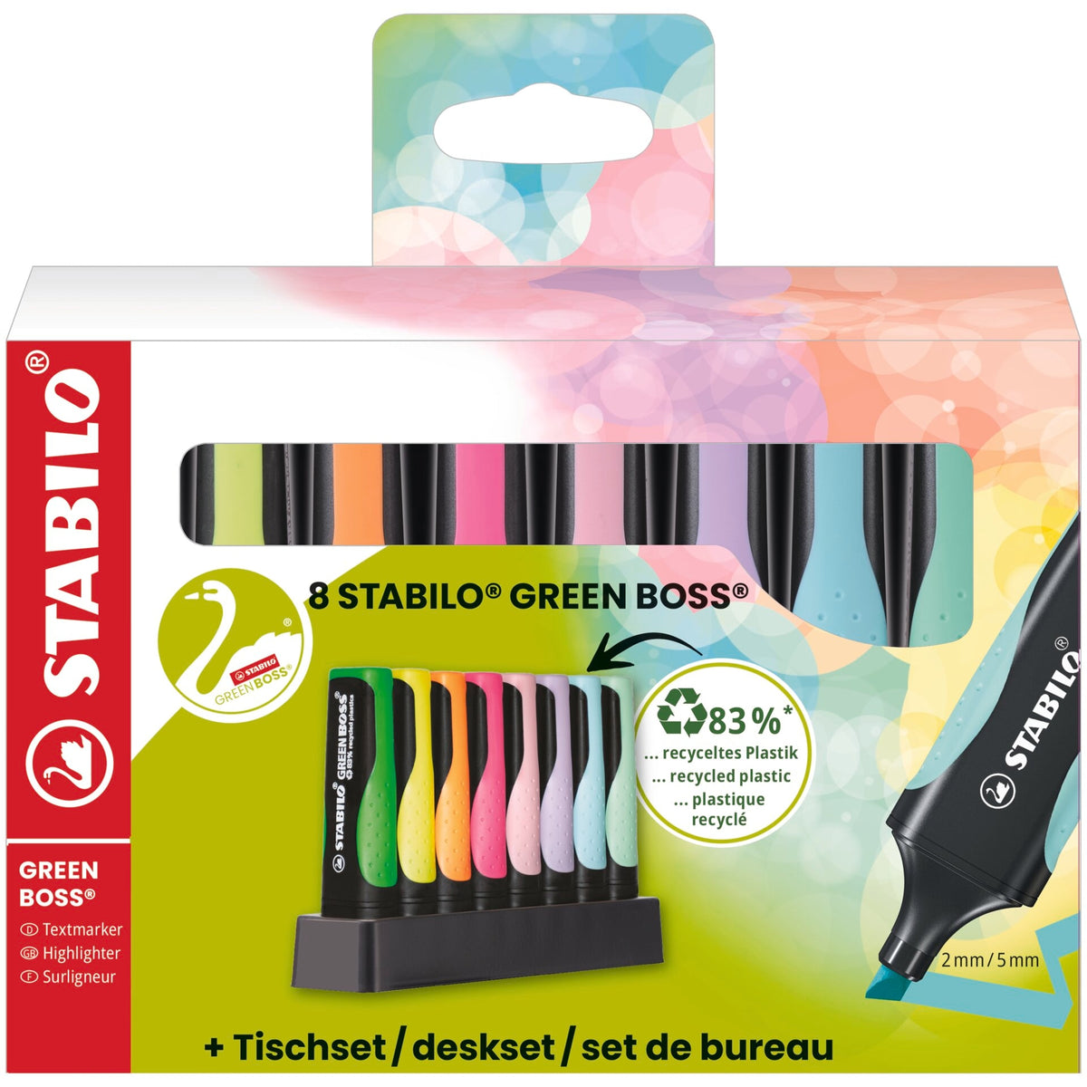 STABILO GREEN BOSS 8er Tischset – Ansicht 2