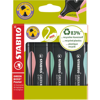 STABILO GREEN BOSS Pastel 4er Etui – Ansicht 1