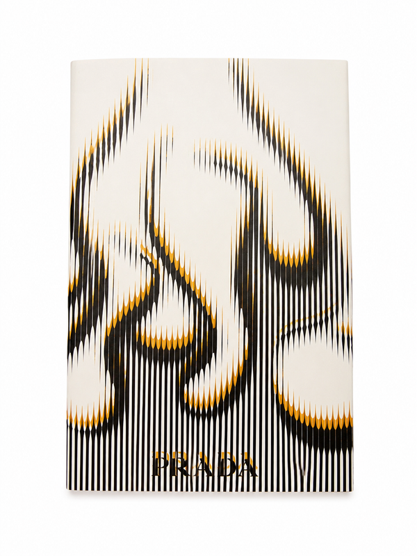 PRADA Ricambio Notizbuch Travel Journal Bianco+Giallo