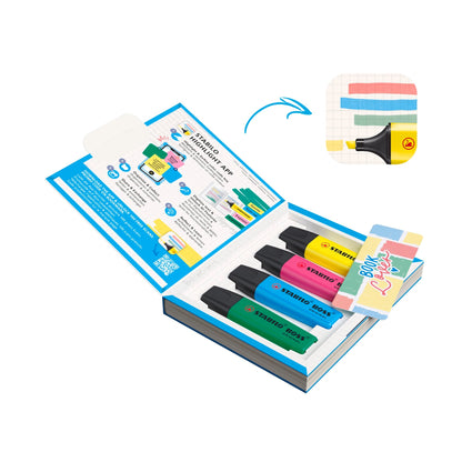 STABILO BOSS 4er Etui Highlight App – Ansicht 1