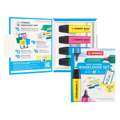 STABILO BOSS 4er Etui Highlight App – Ansicht 2
