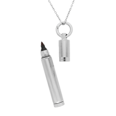 ST Dupont Writing instruments Marker Necklace Marker Necklace, Silver