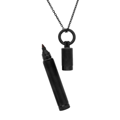 ST Dupont Writing Instruments Marker Necklace Marker Necklace, Black