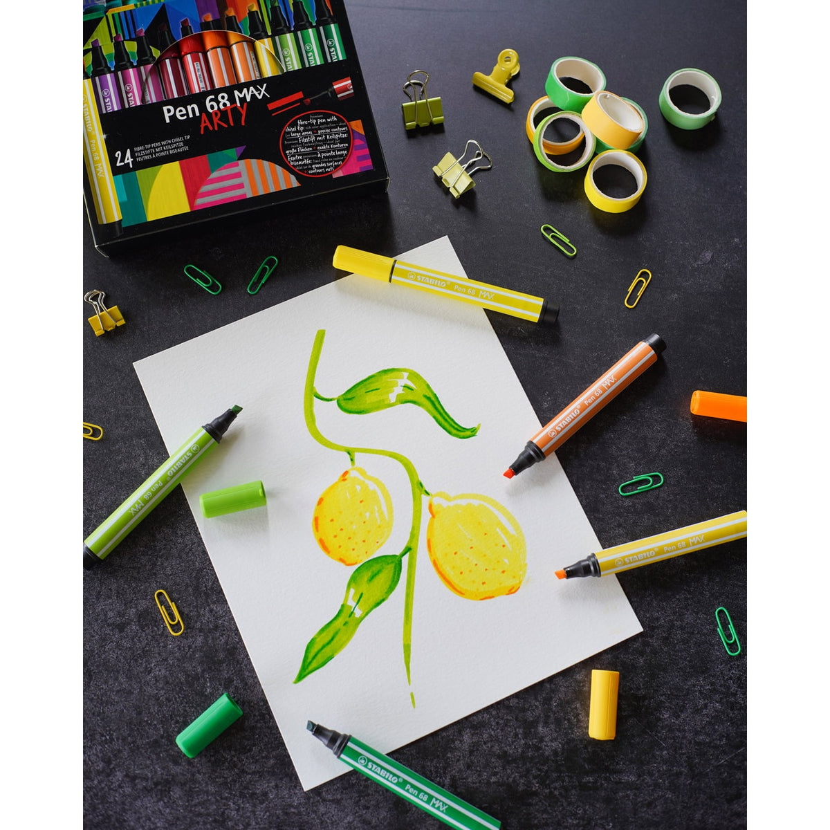 STABILO Pen 68 MAX azurblau – Ansicht 6