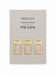PRADA Brass Clip Oggetti da Scrivania