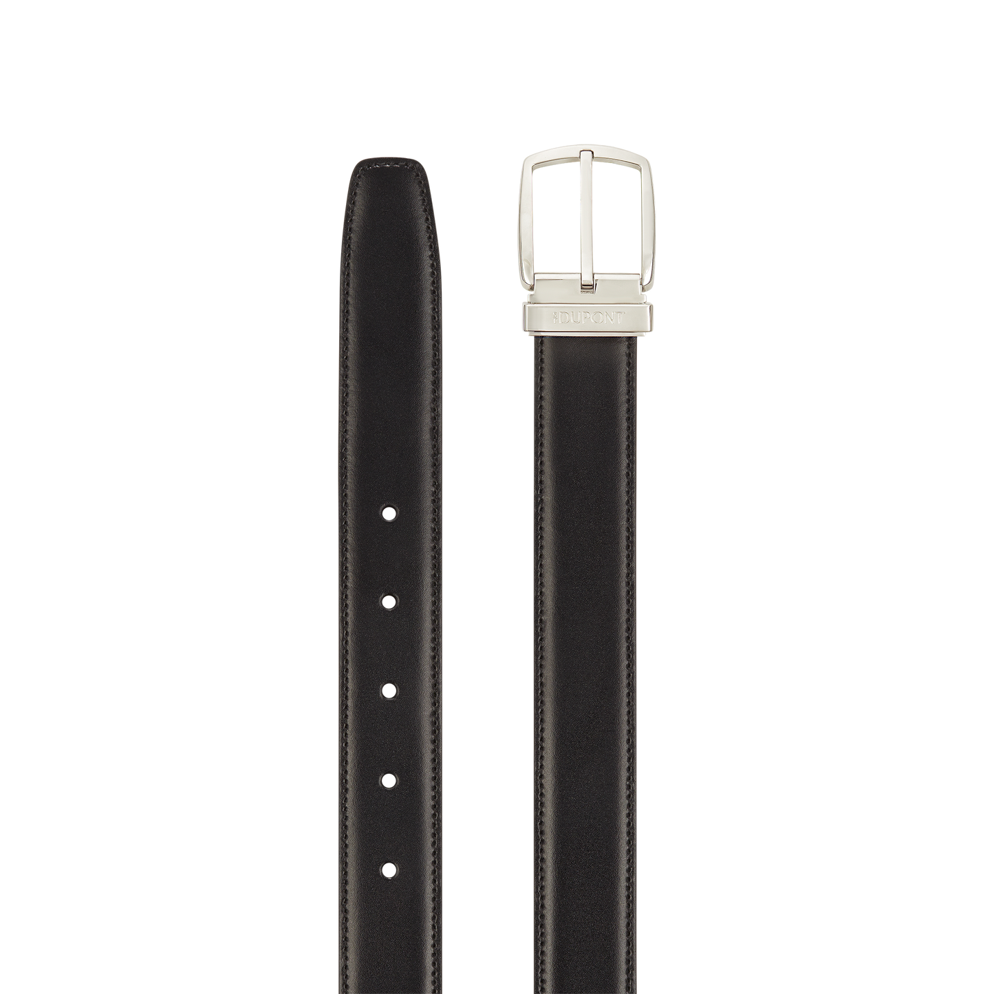 ST Dupont Accessories Line D Belts, Palladium, Black