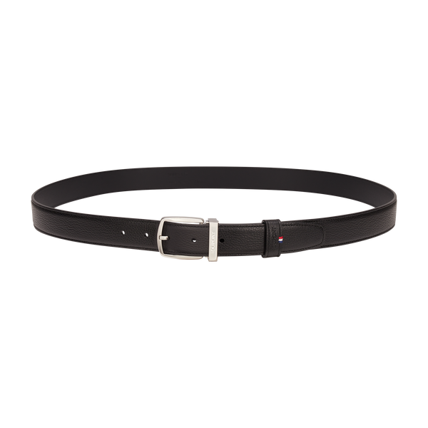 ST Dupont Accessories Line D Belts, Palladium, Black