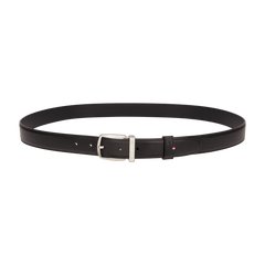 ST Dupont Accessories Line D Belts, Palladium, Schwarz