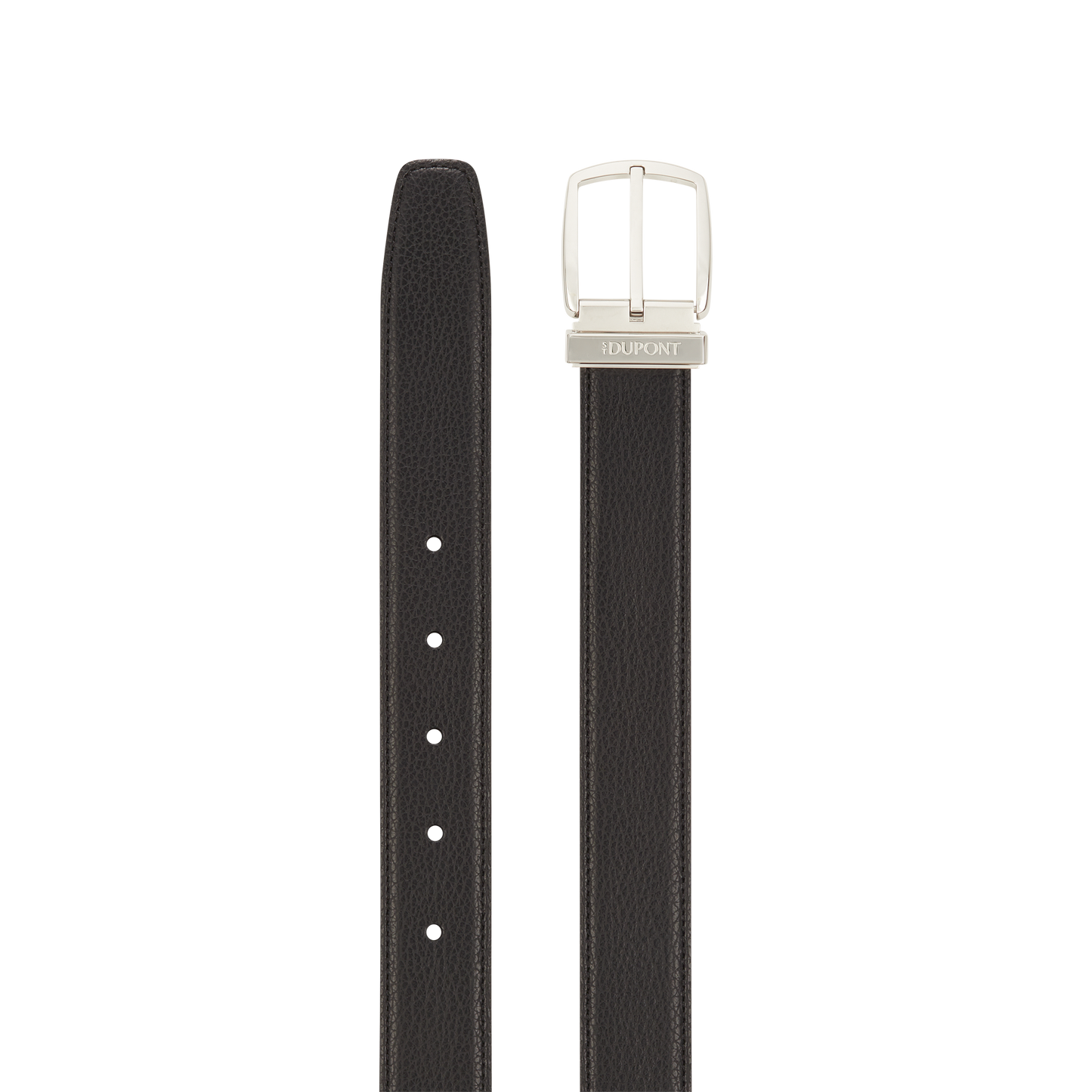 ST Dupont Accessories Line D Belts, Palladium, Black