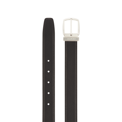 ST Dupont Accessories Line D Belts, Palladium, Black