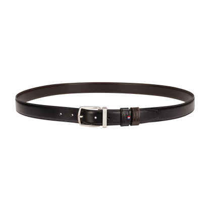 ST Dupont Accessories Line D Belts, Palladium, Black