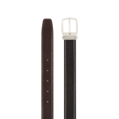 ST Dupont Accessories Line D Belts, Palladium, Schwarz
