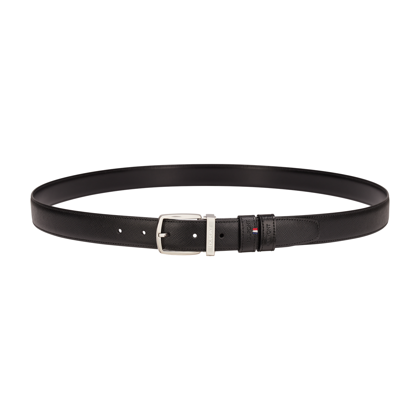ST Dupont Accessories Line D Belts, Palladium, Black