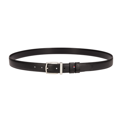 ST Dupont Accessories Line D Belts, Palladium, Black