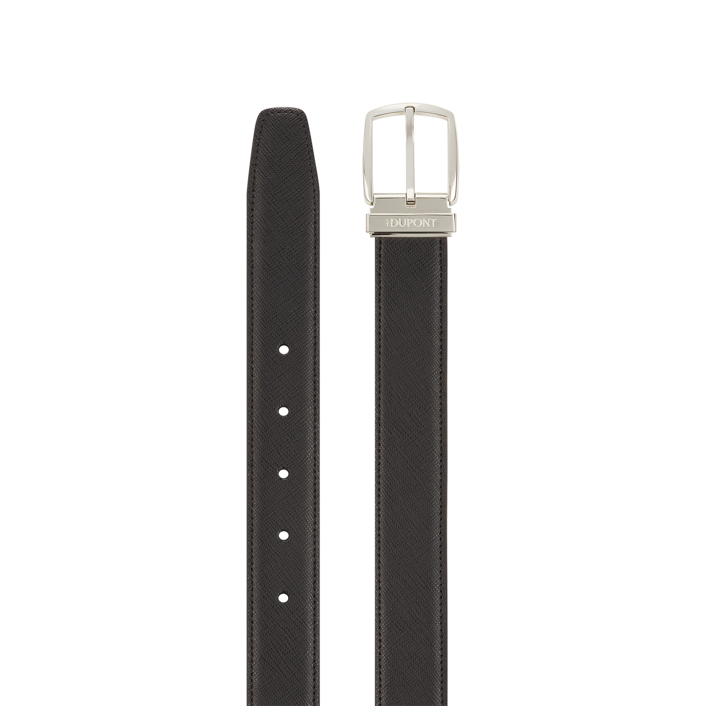 ST Dupont Accessories Line D Belts, Palladium, Black