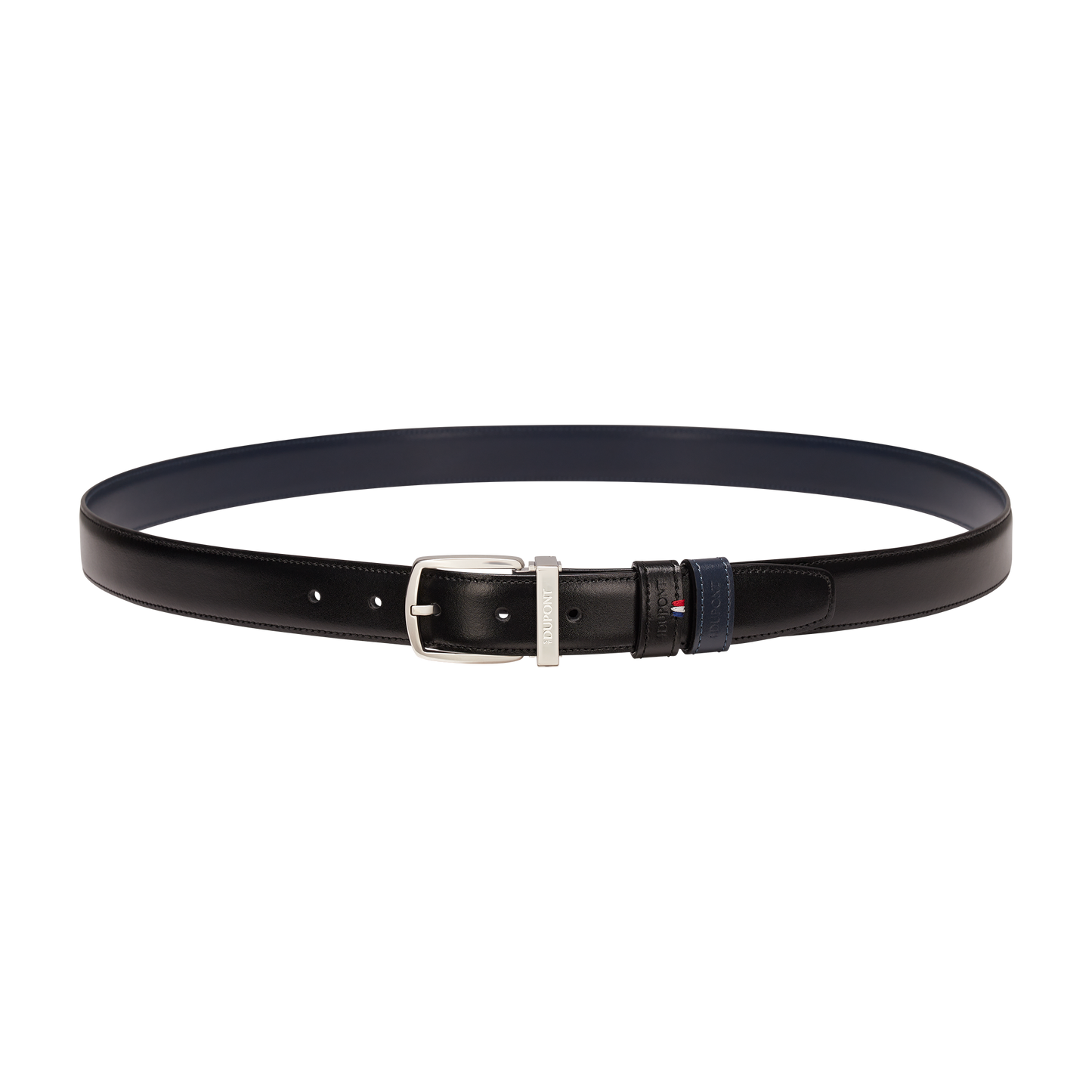 ST Dupont Accessories Line D Belts, Palladium, Black