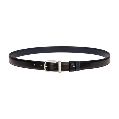 ST Dupont Accessories Line D Belts, Palladium, Black