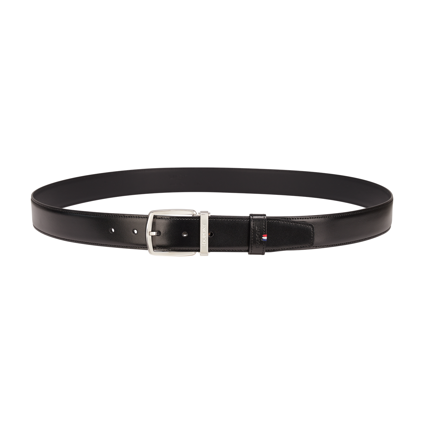 ST Dupont Accessories Line D Belts, Palladium, Black